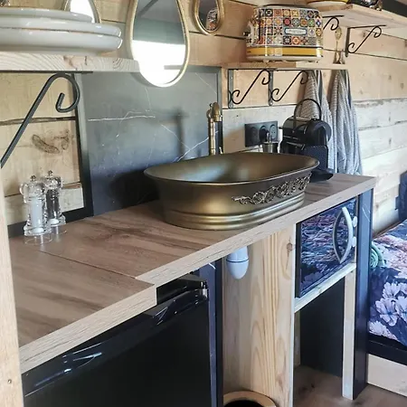 Roulotte Cosy Avec Bain Nordique - Vosges